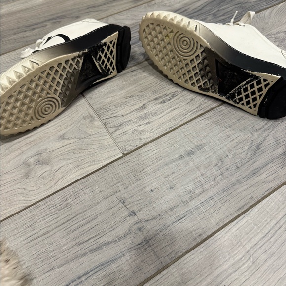 Salvatore Ferragamo Cube leather low-top sneakers size 8 - Picture 6 of 13